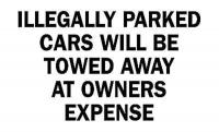 4FT53 Industrial Traffic Sign, 10 x 14In, BK/WHT