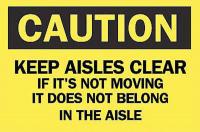 4FT56 Caution Sign, 10 x 14In, BK/YEL, ENG, Text