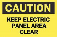 4FT61 Caution Sign, 10 x 14In, BK/YEL, ENG, Text