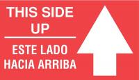 16U909 Shipping Labels, Paper, Red/White, PK500