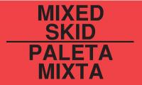 16U928 Shipping Labels, Black/Red, Paper, PK500