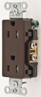 4FTZ3 Receptacle, Tamper Res, 5-15R, BR, SpecGrade