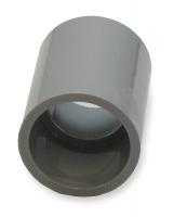 4FXY5 Coupling, 1 Piece, 1 In, PVC