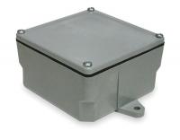 4FYU6 Junction Box, PVC, 6.75x6.75x4.375