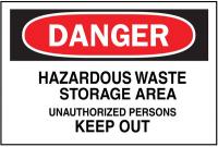 4FZ99 Danger Sign, 10 x 14In, R and BK/WHT, ENG