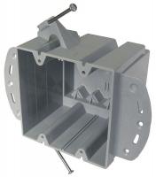 4FZA8 Electrical Box, 2 Gang, 48 Cu In, PVC