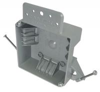 4FZC1 Electrical Box, 4 In Sq, 18Cu In, PVC