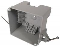 4FZC2 Electrical Box, 4 In Sq, 32Cu In, PVC