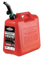 4FZE5 Spill Proof Gas Can, 5 Gal., Red, Self Vent
