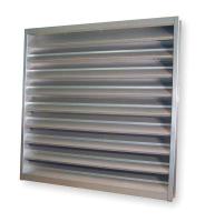 4FZG7 Louver, Wall Opening 36x24In, Galvannealed