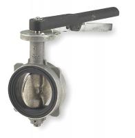 4FZL2 Butterfly Valve, Wafer, 2 In, Aluminum