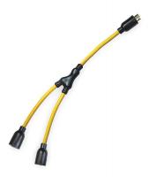 4FZZ5 Extension Cord, Y Adapter, (2) L5-20R