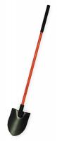 4GFE4 Nonconductive Round Point Shovel, 48 In.