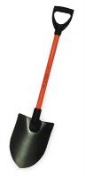 4GFE5 Nonconductive Round Point Shovel, 27 In.