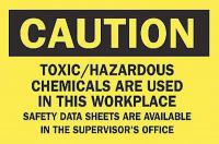 4GG33 Caution Sign, 10 x 14In, BK/YEL, ENG, Text