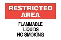 4GG91 No Smoking Sign, 10 x 14In, R and BK/WHT