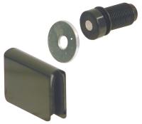 4GGH2 Glass Door Catch, Catch L 13/32 In