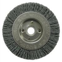 4GHY5 Wheel Brush, 3 In D, Wire 0.040/120 In