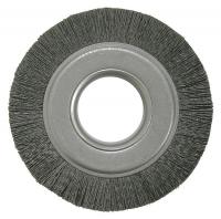 4GJC2 Wheel Brush, 6 In D, Wire 0.043 In
