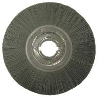 4GJC8 Wheel Brush, 12 In D, Wire 0.043 In