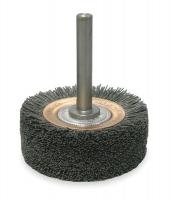 4GJD1 Wheel Brush, 3 In D, Wire 0.026 In