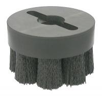 4GJD4 Shell Mill Brush, 4 In D, Wire 0.026 In