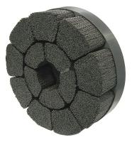 4GJD8 Shell Mill Brush, 8 In D, Wire 0.043 In