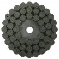 4GJD9 Shell Mill Brush, 10 In D, Wire 0.043 In