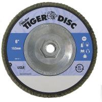4GJF6 Arbor Mount Flap Disc, 6in, 40, Coarse