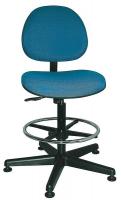 4GJK3 Pneumatic Task Chair, 300 lb., Blue