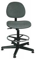 4GJK4 Pneumatic Task Chair, 300 lb., Gray