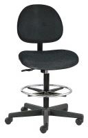 4GJK5 Pneumatic Task Chair, 300 lb., Black