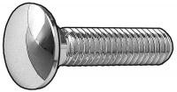 4GVD6 Bolt, Carriage, Chrome, 7/16-14x2, Pk5
