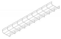 4GVX2 Wire Mesh Cable Tray, 6x2In, 10 Ft