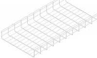 4GVY2 Wire Mesh Cable Tray, 20x4In, 10 Ft