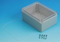 4GXZ1 Enclosure, 4X, 6.50x4.92x2.95 In, Clear/GY