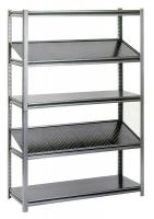 4GXZ6 Boltless Shelving, Strt Tilt, 36W, 5 Shelf