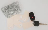 4GYY2 Key Tag With 3/4 In Ring, PK1000