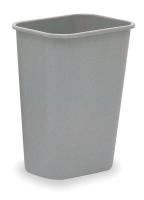 4HC01 Wastebasket, Large, Beige, 10.3 gal.