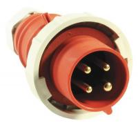 4HD02 Pin And Sleeve Plug, 100A, Red