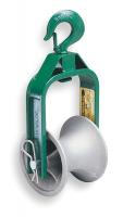 4HEA4 Cable Puller Sheave, Hook, 6 In