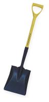 4HGC7 Square Point Shovel, 27 In. Handle, 14 ga.