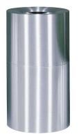 4HGR8 Round Receptacle, 35G, Satin Aluminum