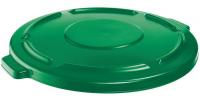 4HGU8 Round Container Lid, Green, 55 G
