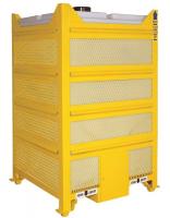 4HPJ6 IBC Tank, 45x45x80 In, 550 gal., Yellow