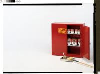 8TMG0 Paints and Inks Cabinet, 40 Gal., Red