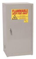 4HPW3 Flammable Safety Cabinet, 16 Gal., Gray