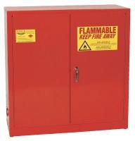 4HPY7 Flammable Safety Cabinet, 30 Gal., Red