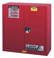 4HTT3 Flammable Safety Cabinet, 30 Gal., Red