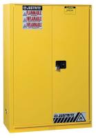 4HTU2 Flammable Safety Cabinet, 90 Gal., Yellow